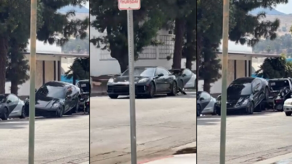 Dramatiska Bēgšana: Porsche Panamera Vadītājs Izaicina Evakuatoru, Atstājot Aiz Sevis Detaļas