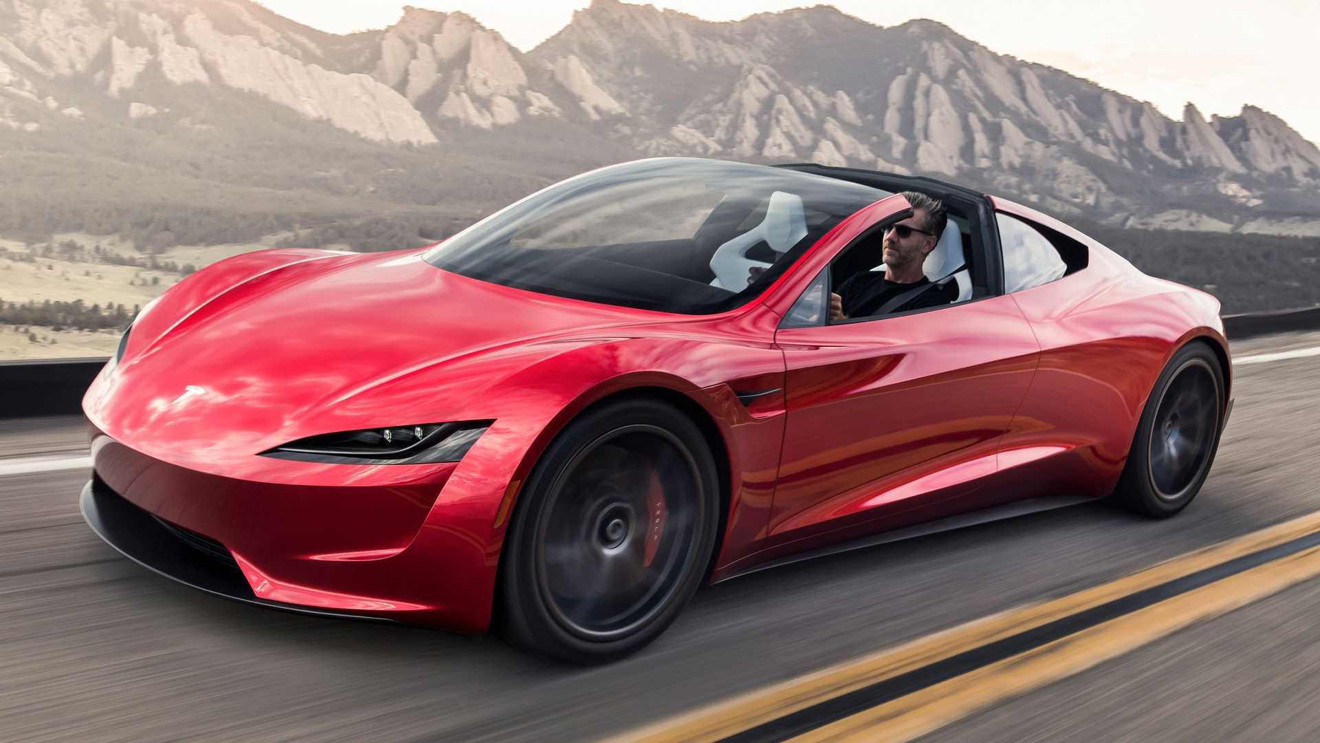Tesla Roadster pārraksta fizikas likumus: 0-96 km/h 0,81 sekundē un lidojošas spējas – realitāte vai tvaika prece?